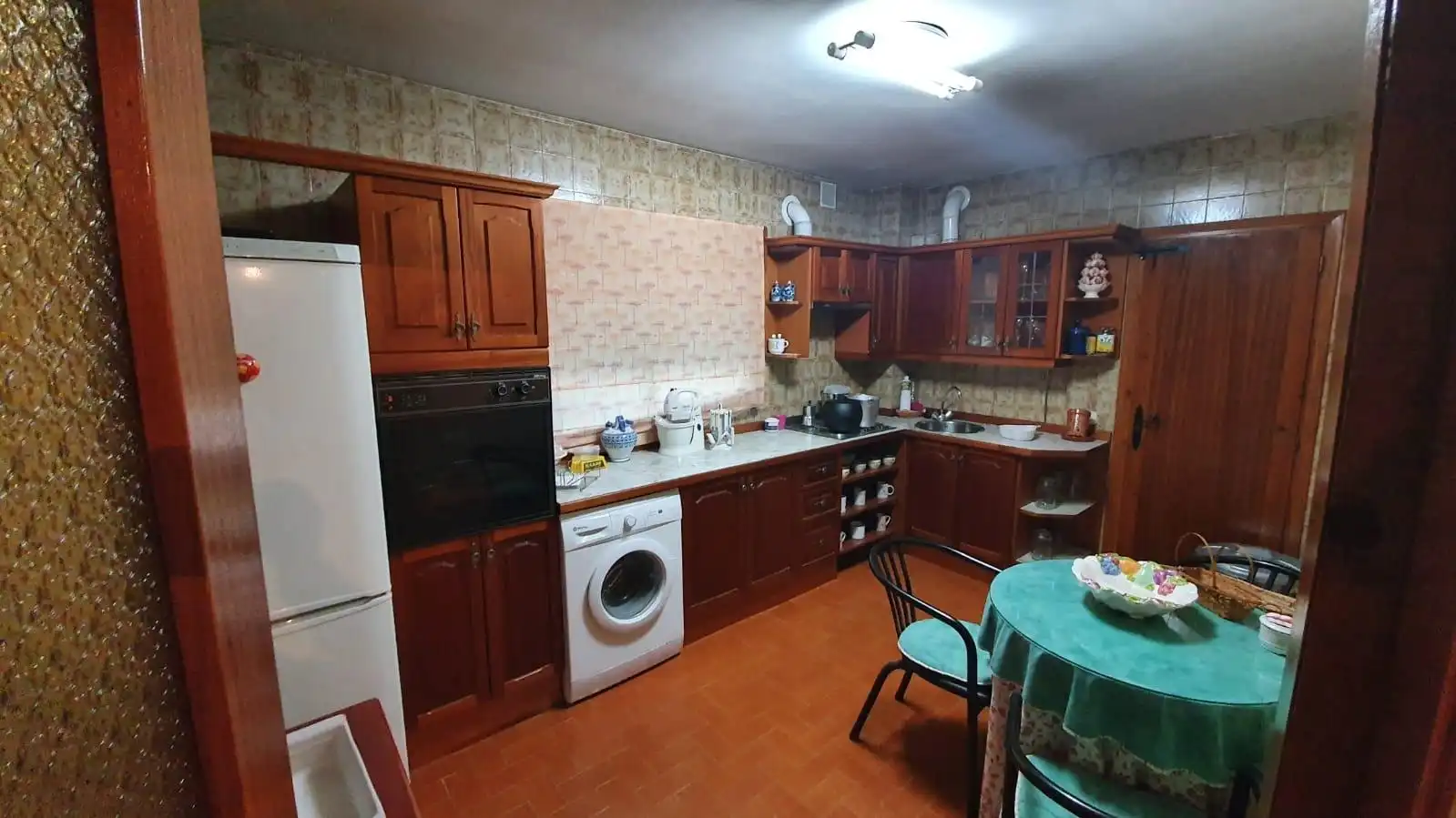 Cocina de Casa o chalet en venta en Aldea del Fresno con Aire acondicionado y Piscina