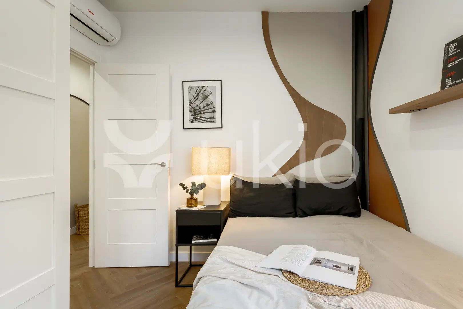 Bedroom of Apartments for rent in Madrid  with Air Conditioner, Heating and Furnished