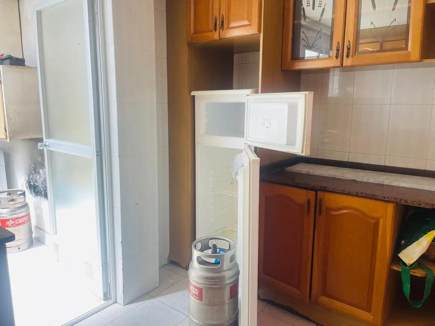 Kitchen of Flat for sale in Gandia  with Washing machine and Balcony