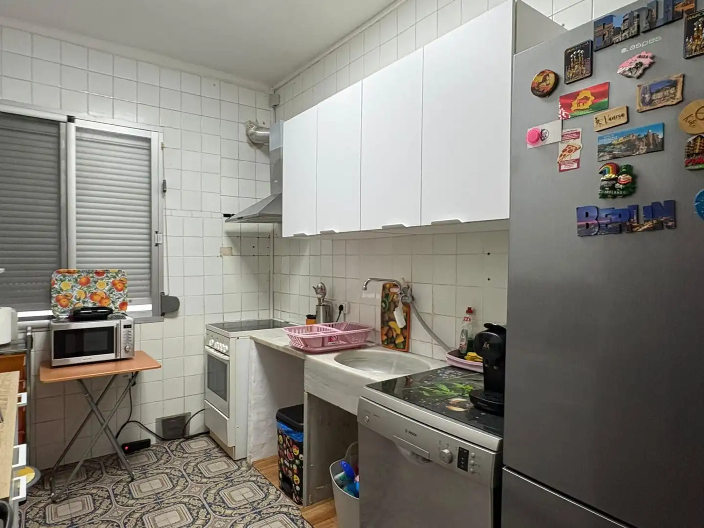 Kitchen of Flat for sale in Llanera de Ranes  with Air Conditioner, Furnished and Balcony