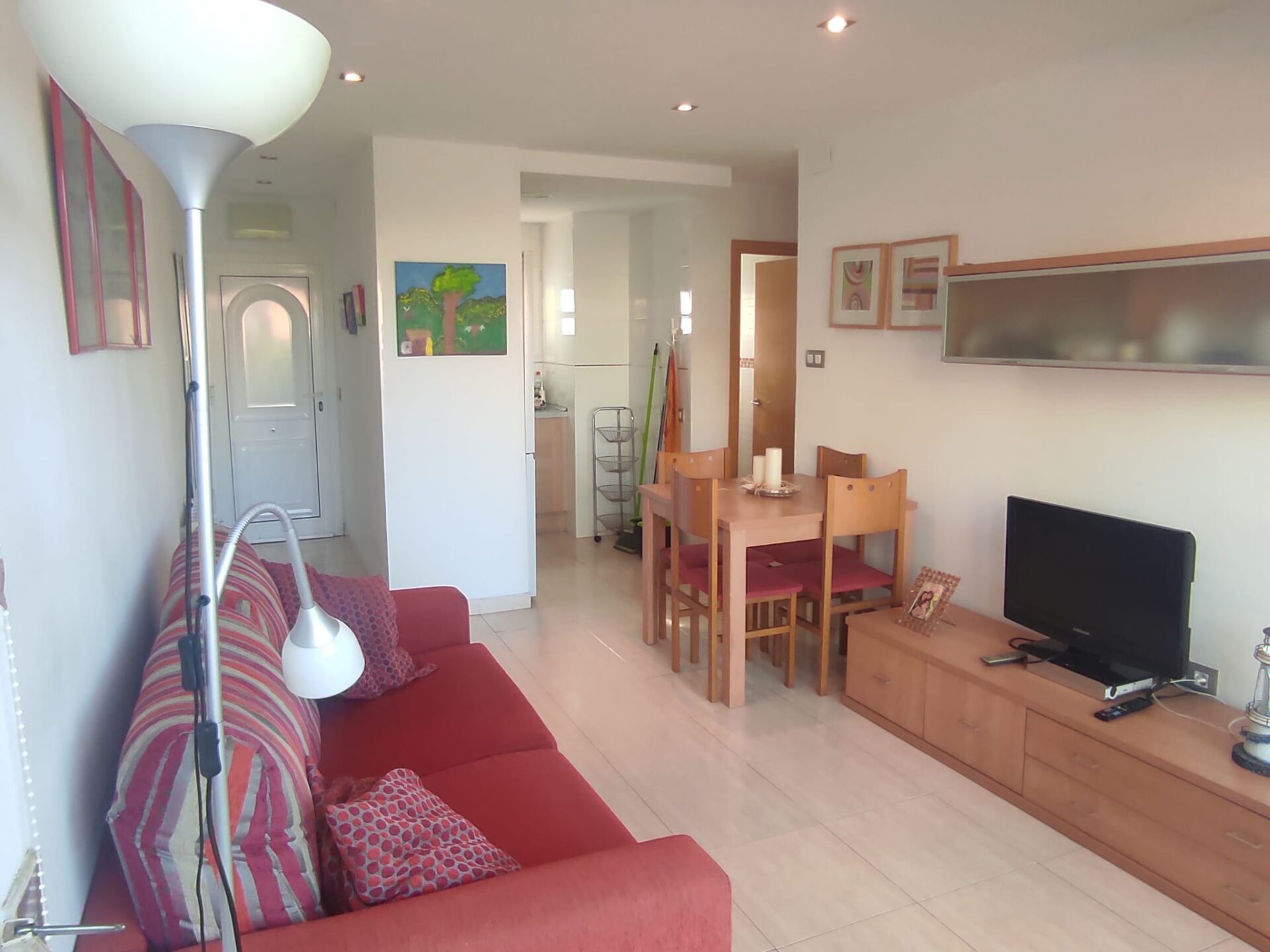 Living room of Apartment to rent in Palamós  with Terrace, Furnished and Oven