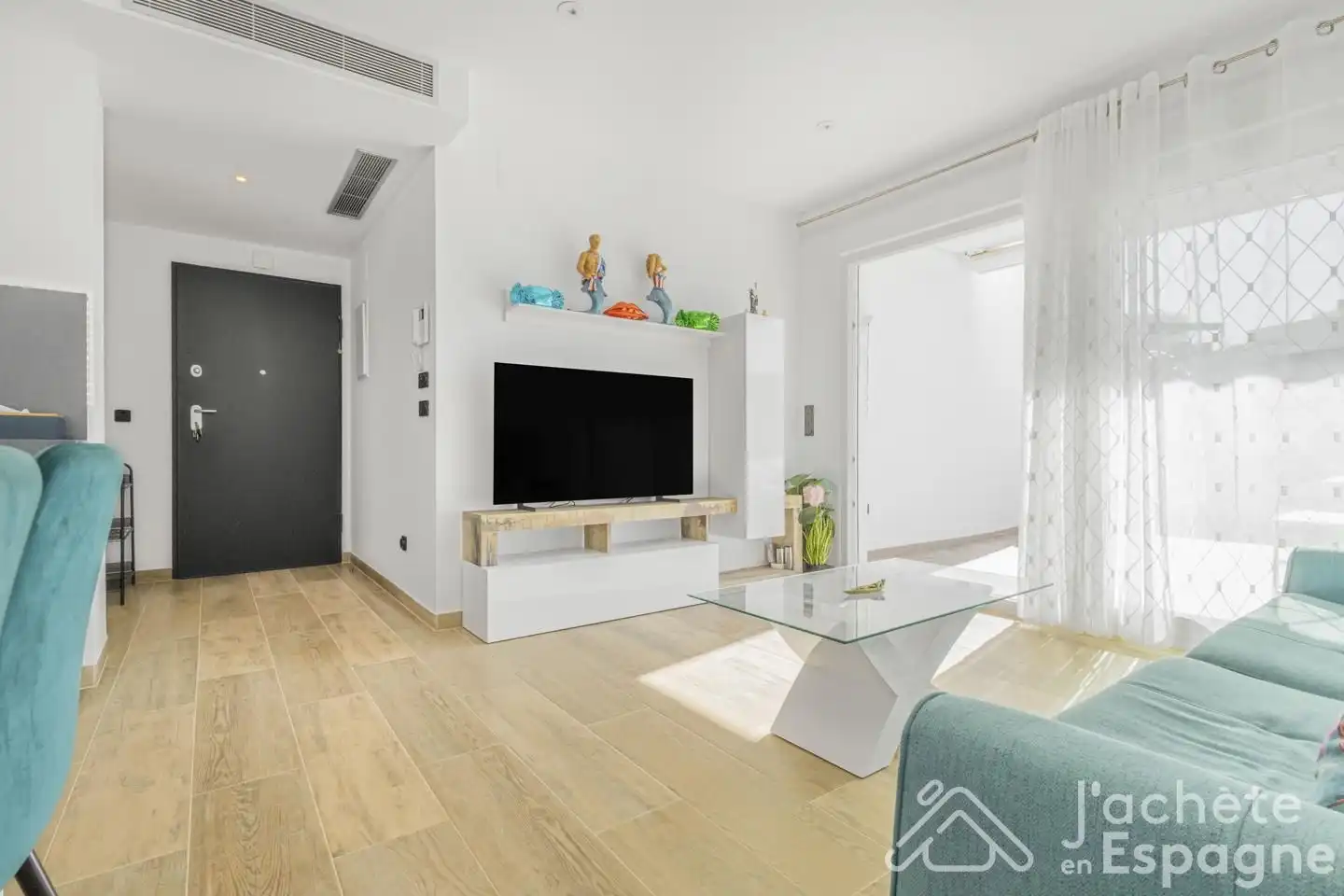 Sala de estar de Piso en venta en Torrevieja con Aire acondicionado y Terraza
