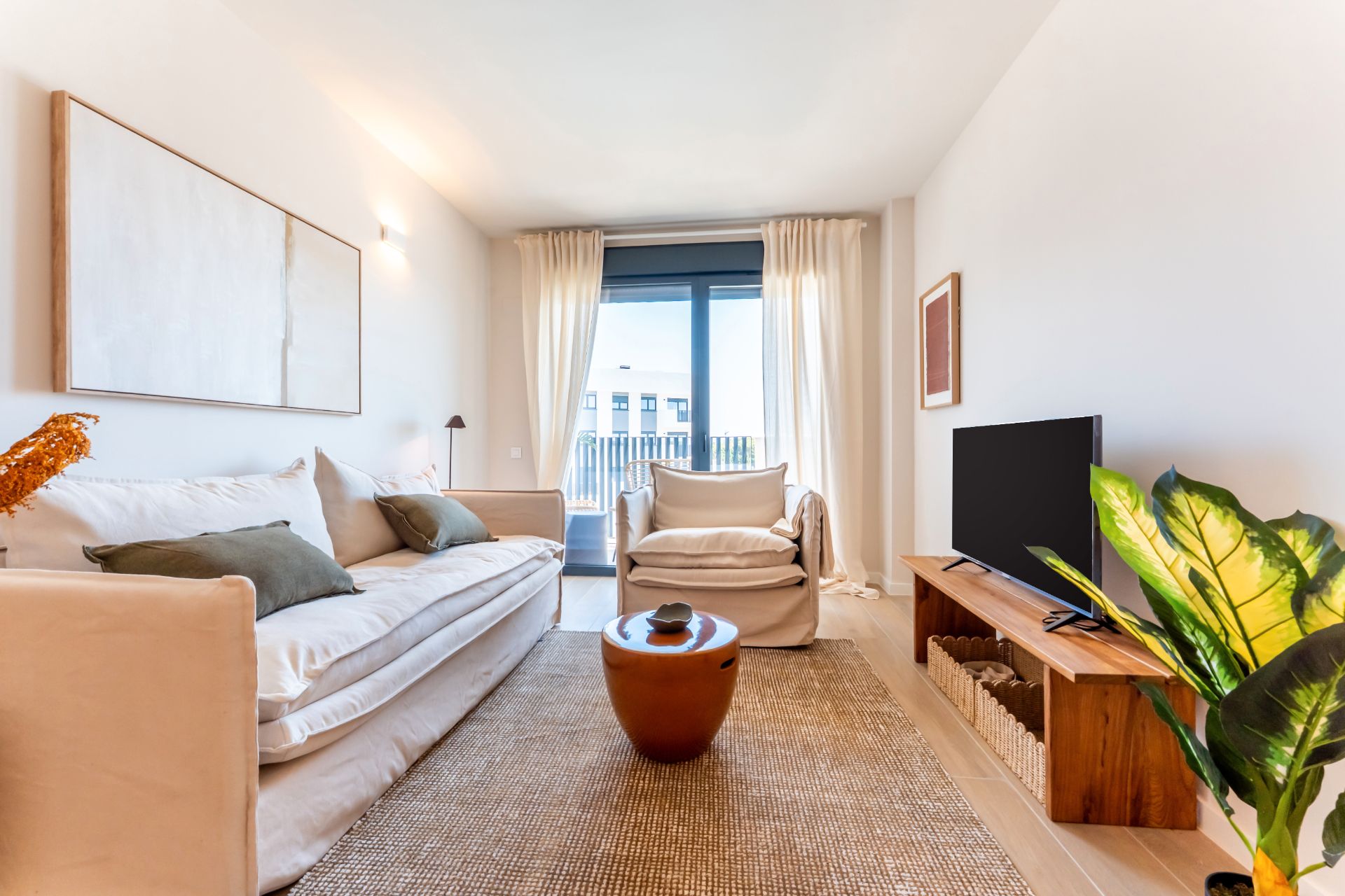 Living room of Flat to rent in Sant Joan d'Alacant  with Air Conditioner, Heating and Storage room