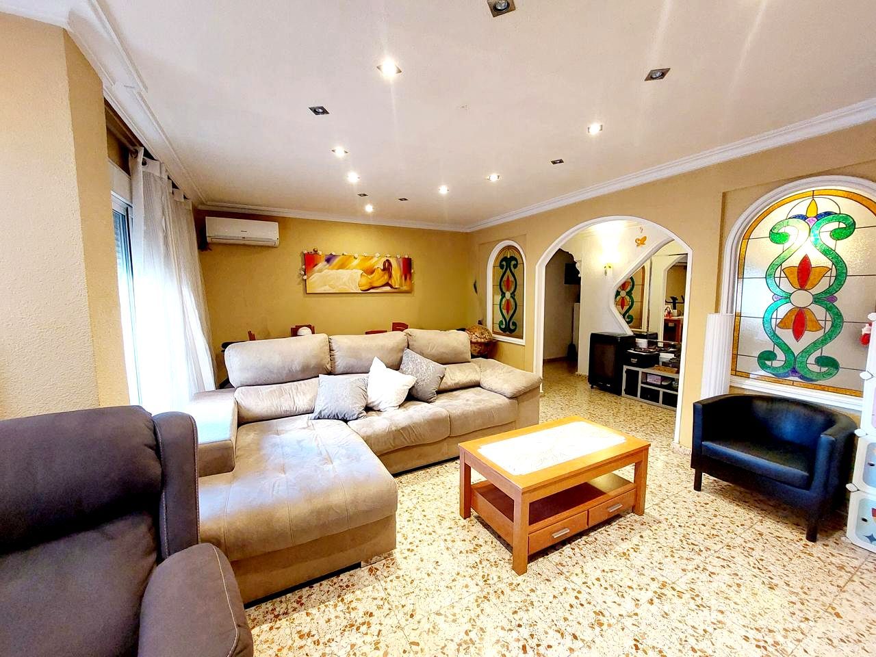 Living room of Flat for sale in Elche / Elx  with Balcony