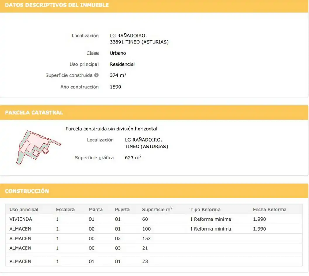 Finca rústica en venta en N/A, -1, Tineo