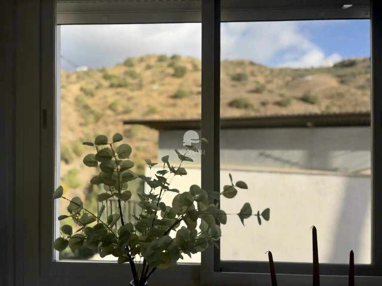 Terraza de Casa o chalet de alquiler en Canillas de Aceituno con Aire acondicionado, Calefacción y Jardín privado