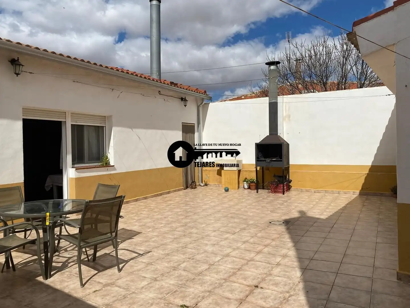 Terrassa de Casa o xalet en venda en Pozohondo amb Aire condicionat, Jardí privat i Traster