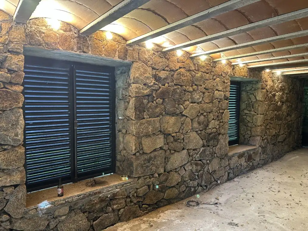 Terraza de Casa o chalet de alquiler en Valencia de Alcántara con Piscina