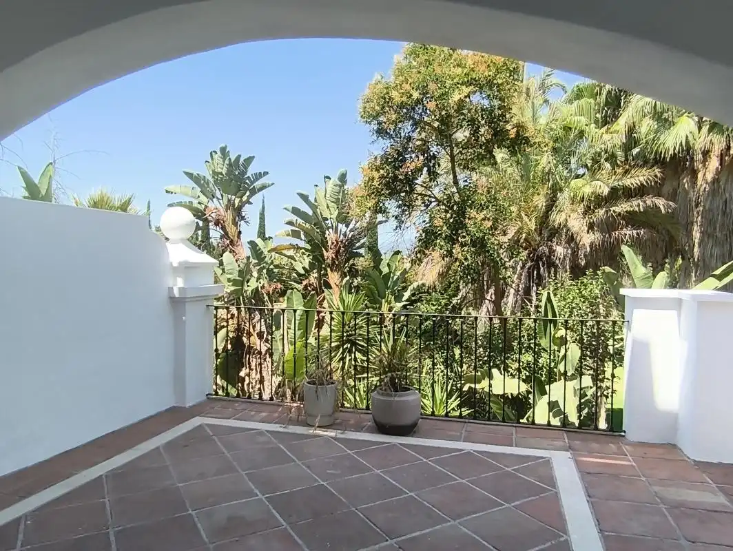 Terrace of Flat for sale in Marbella  with Air Conditioner, Heating and Private garden