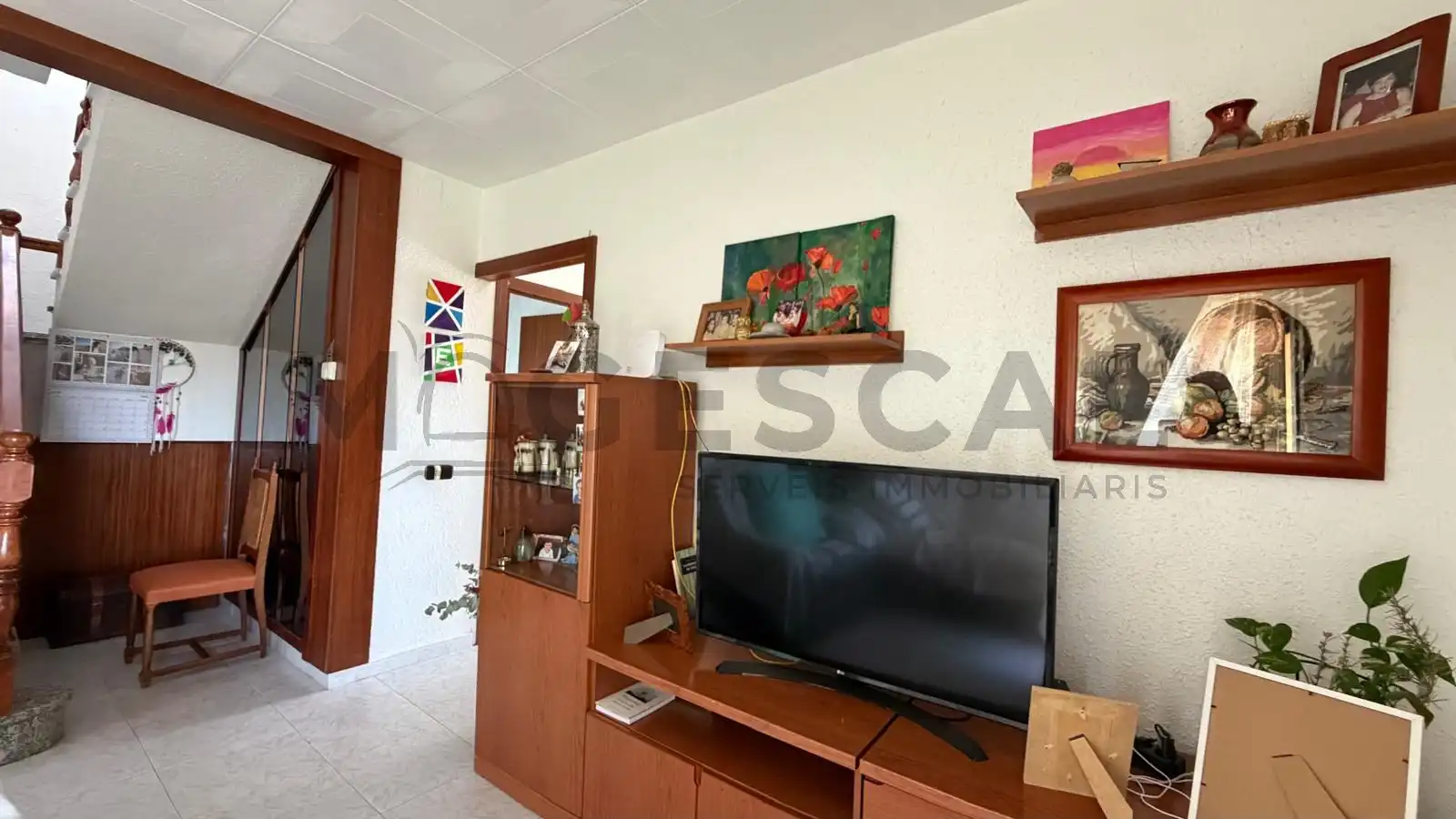 Wohnzimmer von Wohnung zum Verkauf in Caldes de Montbui mit Heizung, Terrasse und Abstellraum