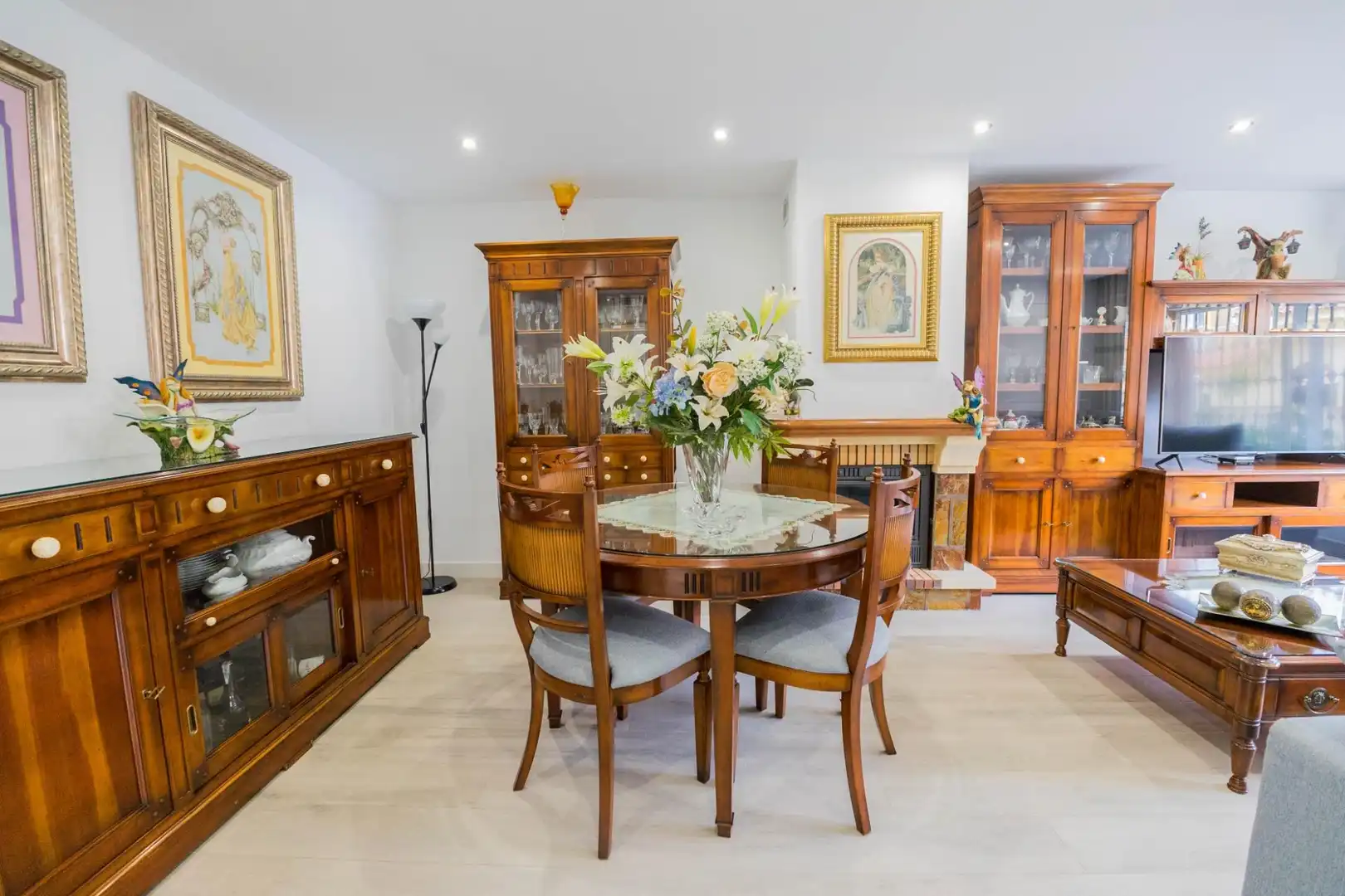 Dining room of Houses for sale in Málaga  with Air Conditioner, Heating and Terrace