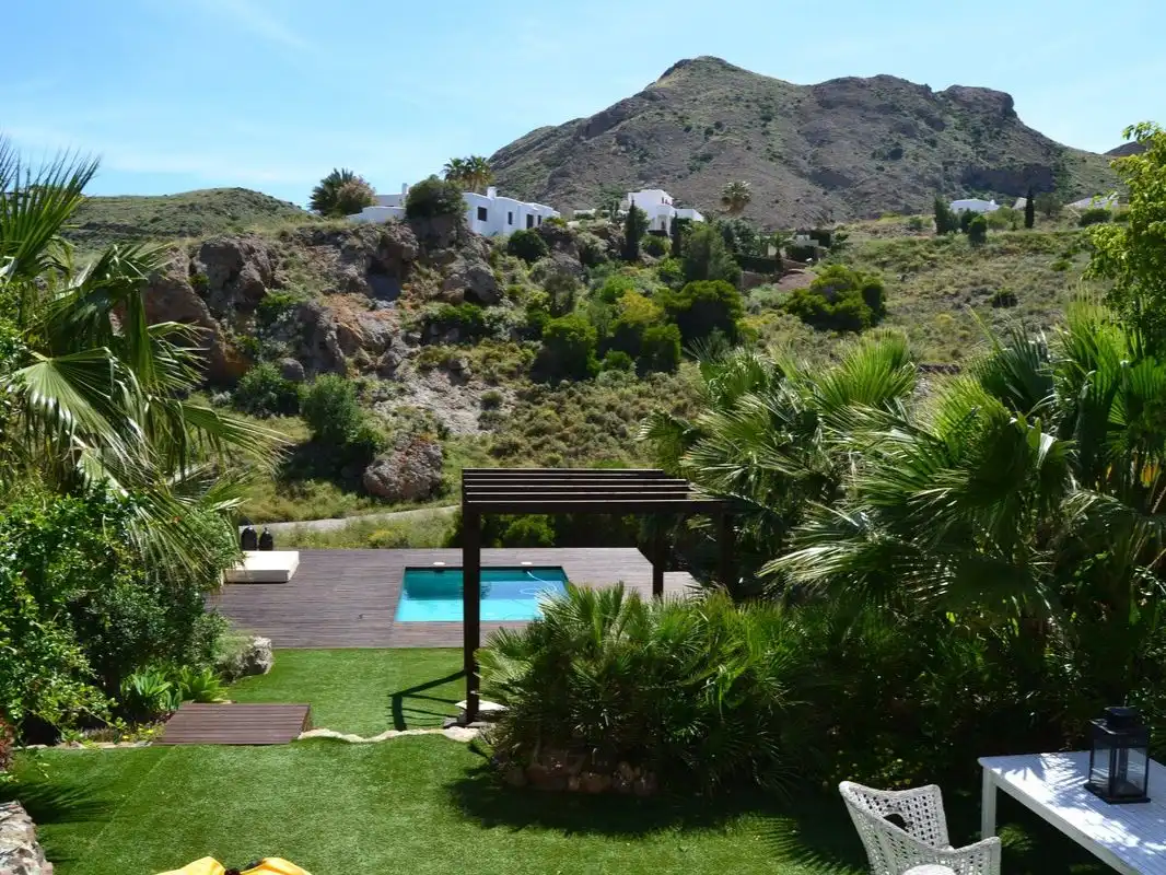Jardí de Casa o xalet de lloguer en Las Negras