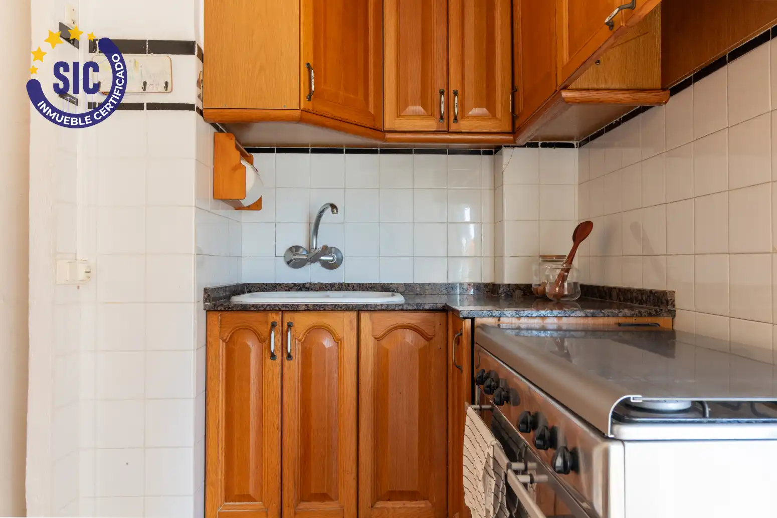 Küche von Wohnung zum Verkauf in Sagunto / Sagunt mit Balkon