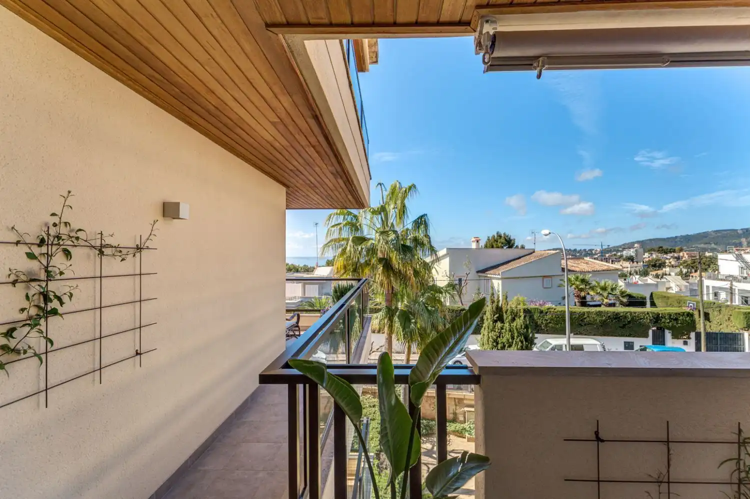 Balcony of Flat for sale in  Palma de Mallorca  with Air Conditioner, Private garden and Parquet flooring