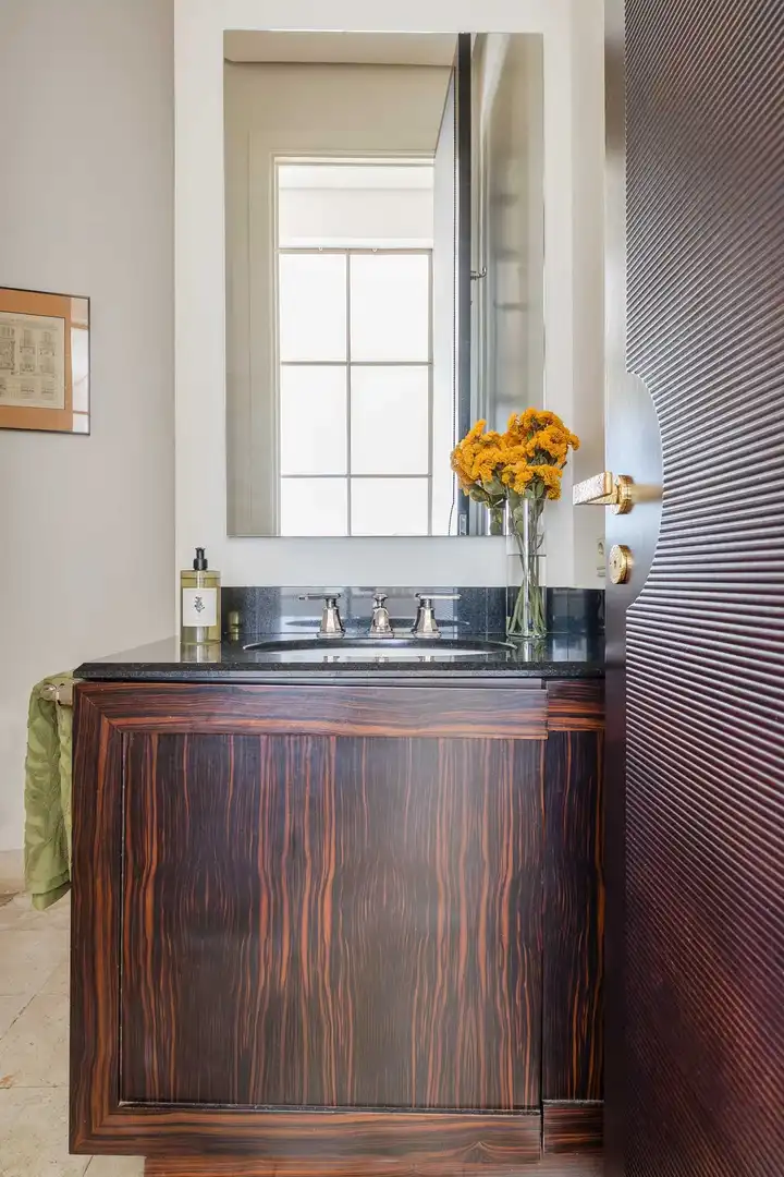 Baño de Apartamento de alquiler en Madrid con Aire acondicionado, Calefacción y Amueblado