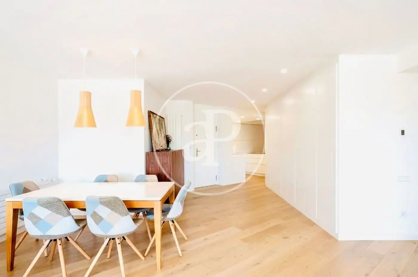 Dining room of Flat for rent in Valencia  with Heating, Furnished and Balcony