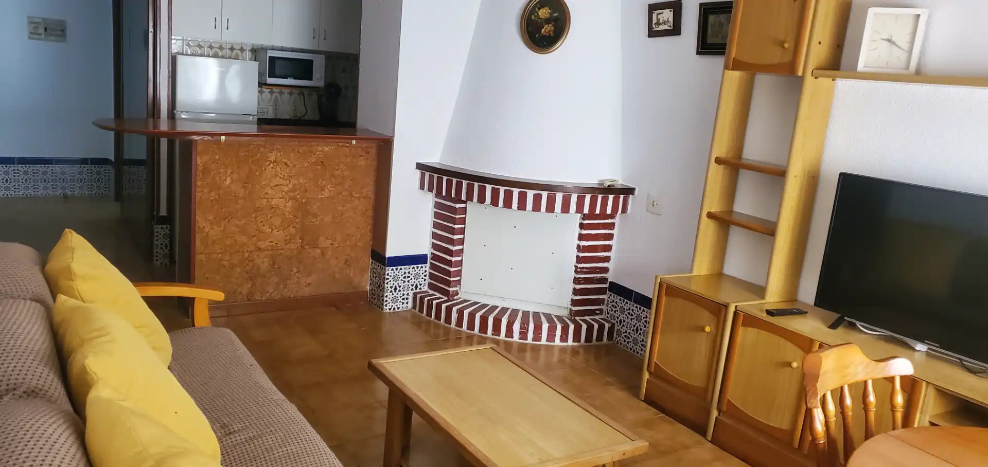 Sala d'estar de Casa o xalet de lloguer en Peñíscola / Peníscola amb Aire condicionat, Calefacció i Terrassa