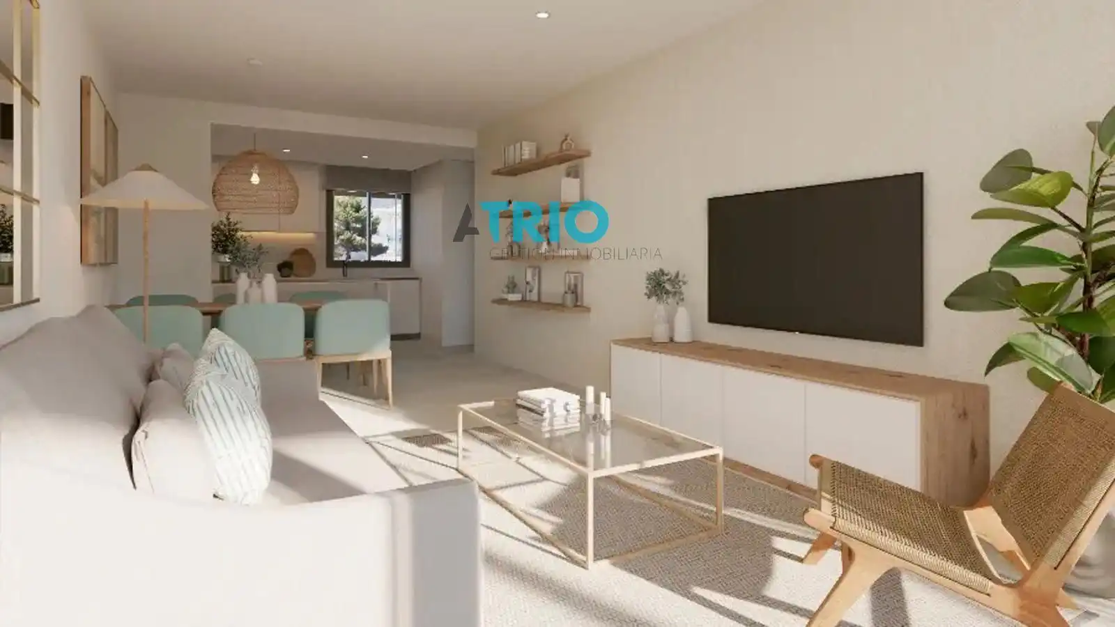 Sala d'estar de Pis en venda en Calvià amb Aire condicionat, Terrassa i Piscina