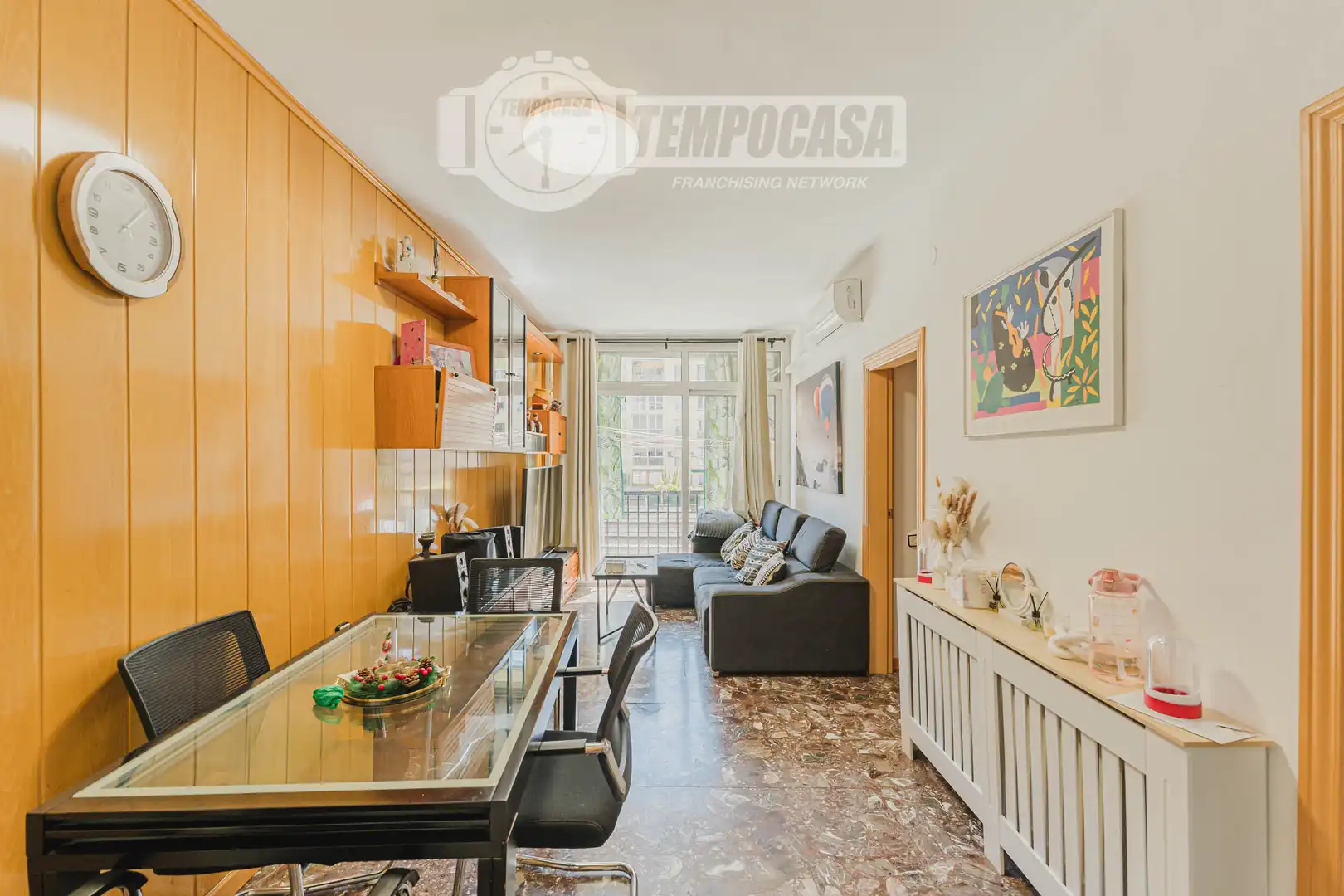 Living room of Flat for sale in Barcelona  with Air Conditioner, Heating and Balcony