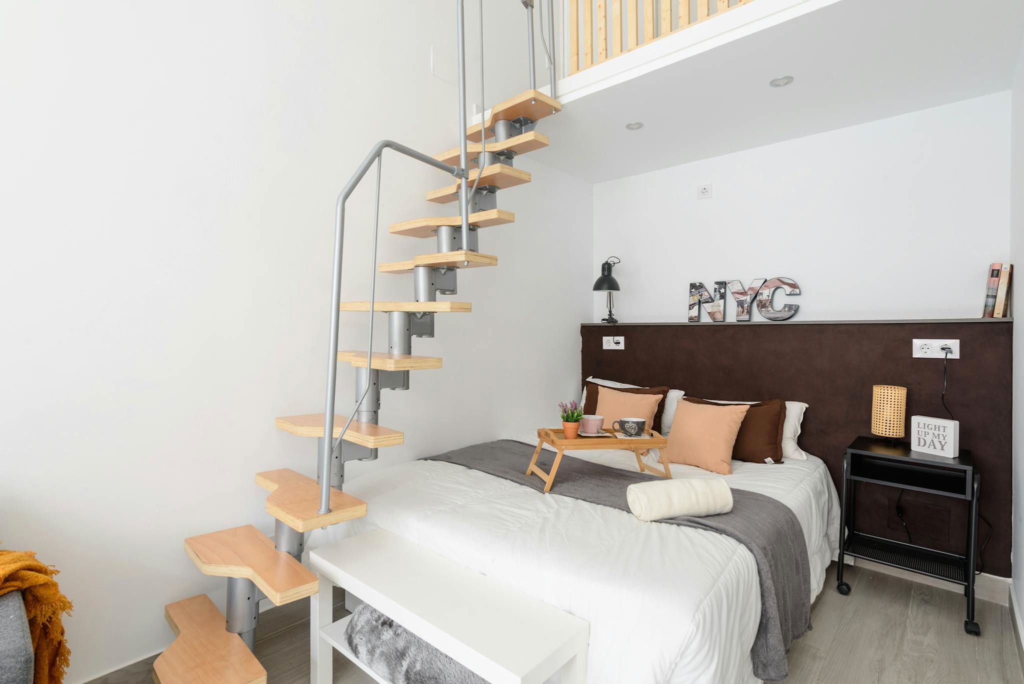 Bedroom of Flat to rent in Leganés  with Air Conditioner, Heating and Furnished