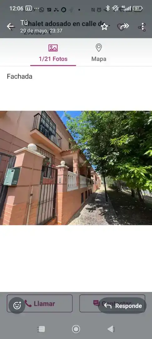 Exterior view of Flat for share in Tomares