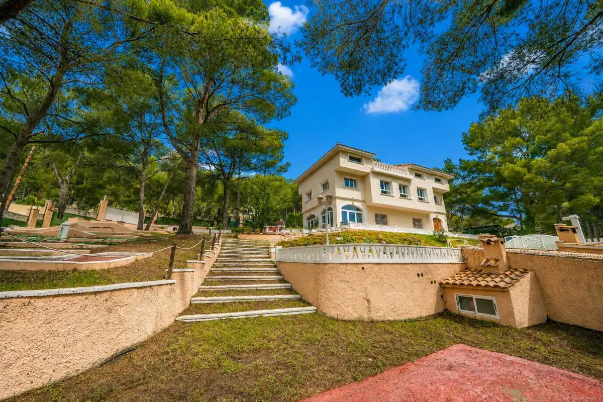 Vista exterior de Casa o chalet en venta en Tibi con Aire acondicionado, Calefacción y Terraza