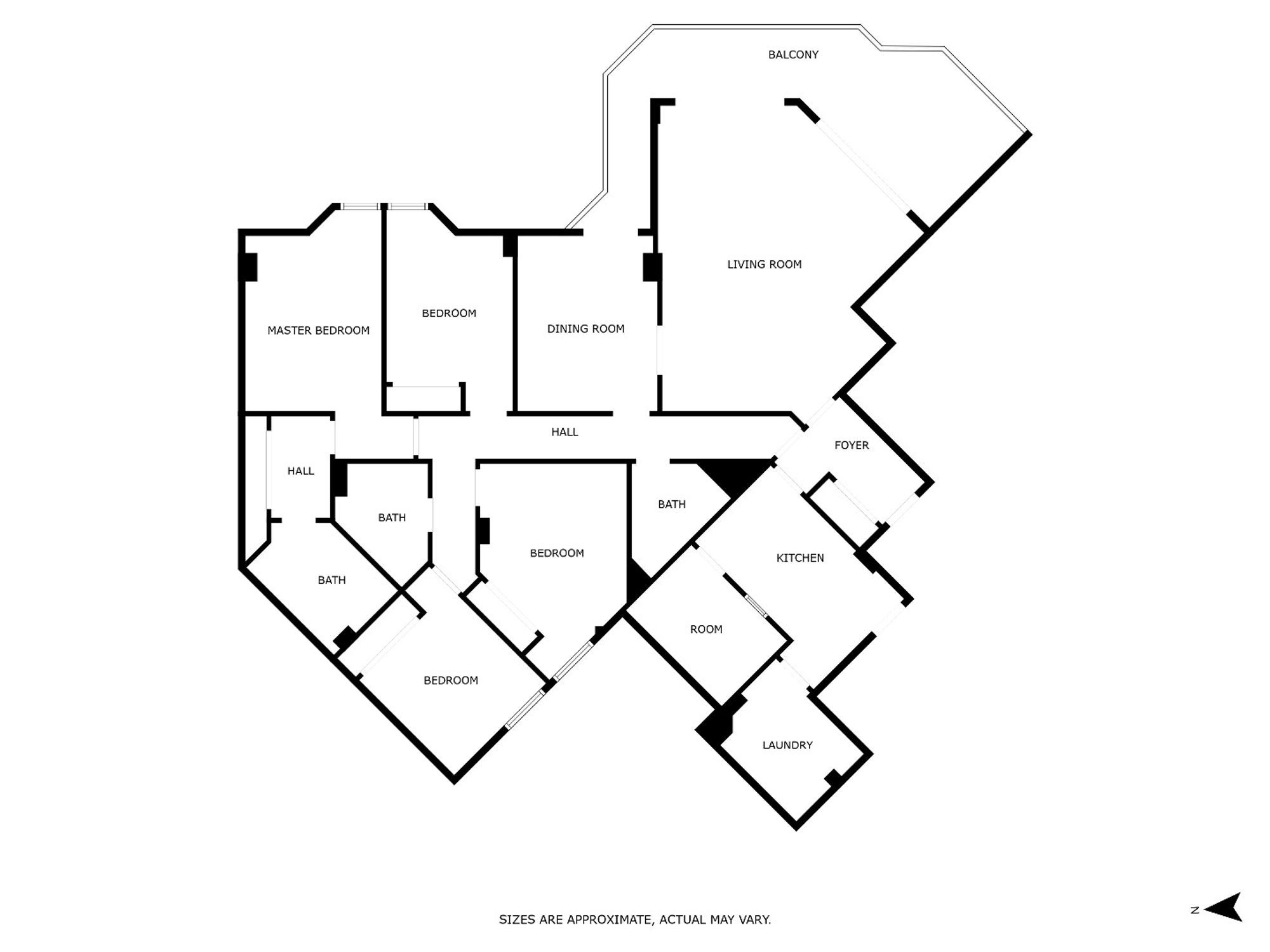 Apartamento en venta en La Malagueta - Monte Sancha