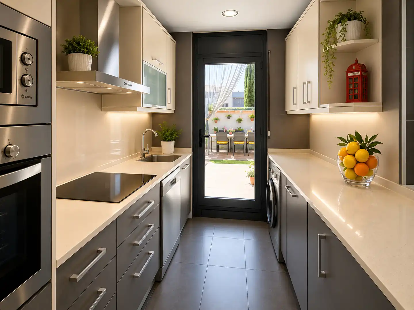 Cocina de Planta baja en venta en Barcelona con Aire acondicionado y Terraza