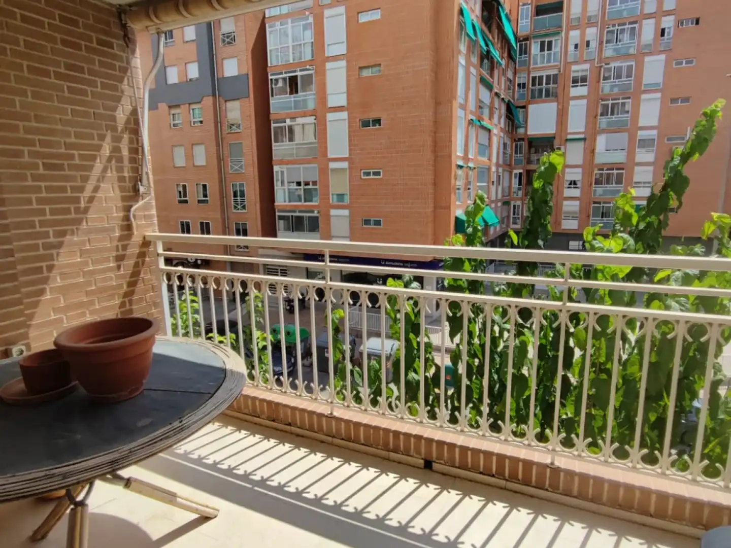 Terraza de Piso de alquiler en Murcia con Aire acondicionado, Calefacción y Amueblado