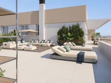 Ático con piscina en venta en Estepona Pueblo