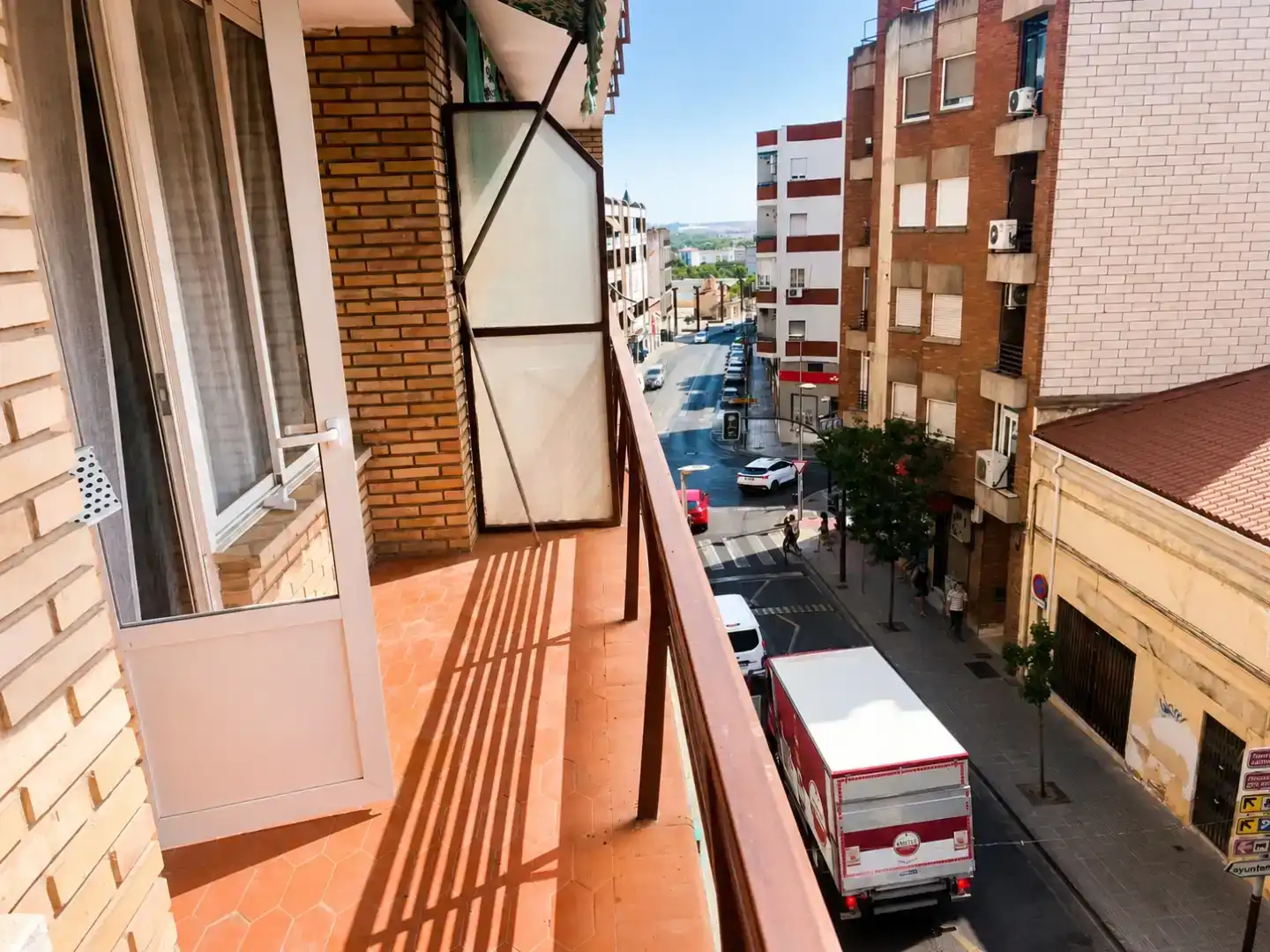 Exterior view of Flat for rent in Mérida  with Parquet flooring, Furnished and Balcony