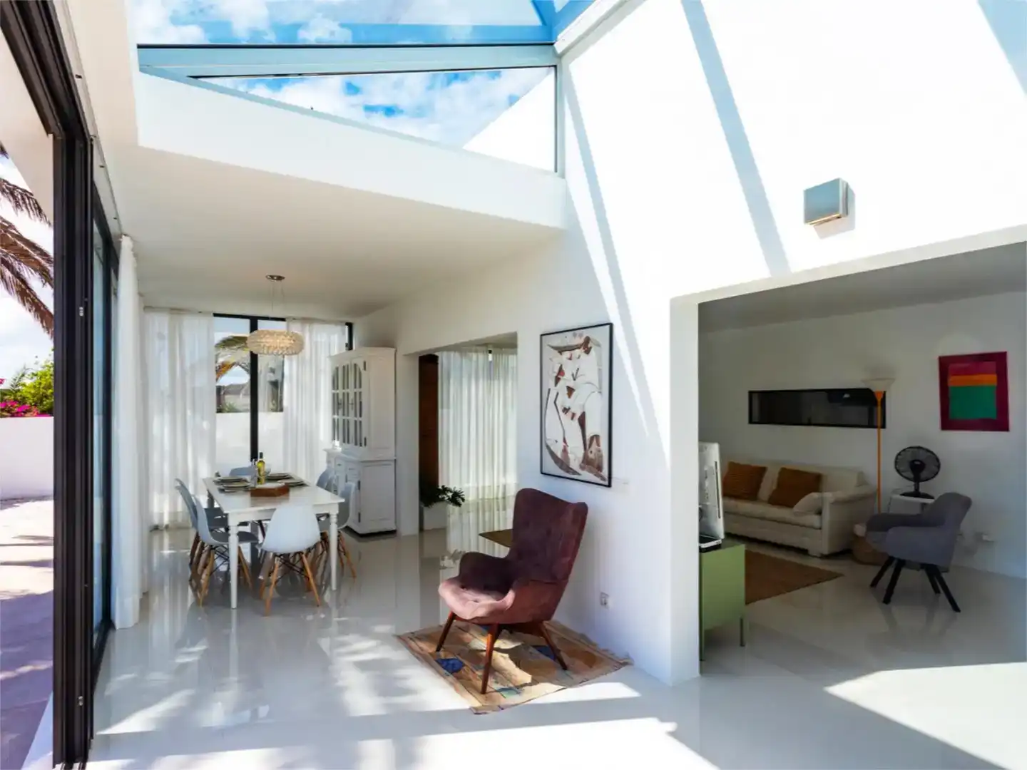Sala de estar de Casa o chalet en venta en Teguise con Jardín privado y Piscina