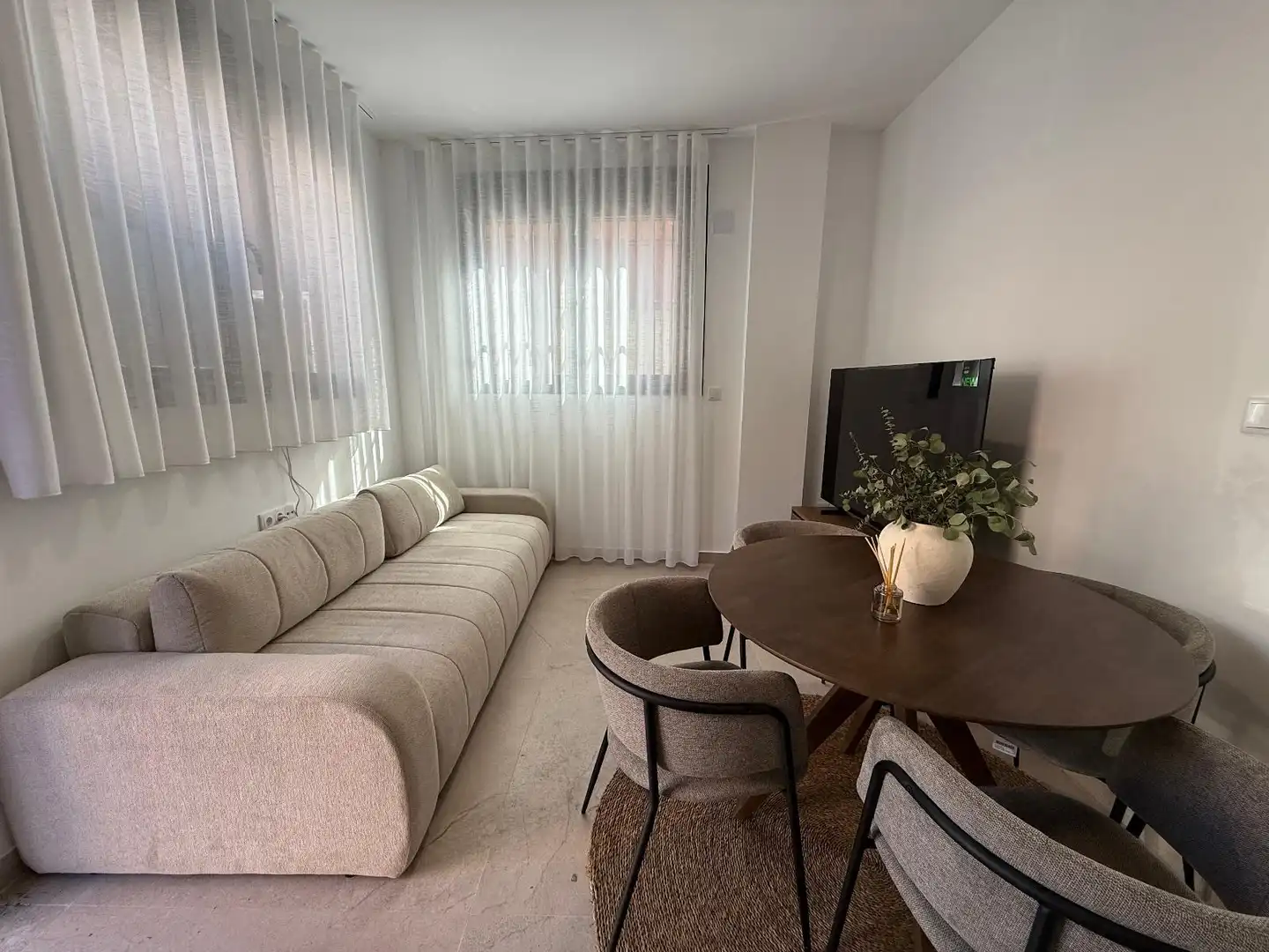 Living room of Apartments for rent in Murcia  with Air Conditioner, Storage room and Furnished