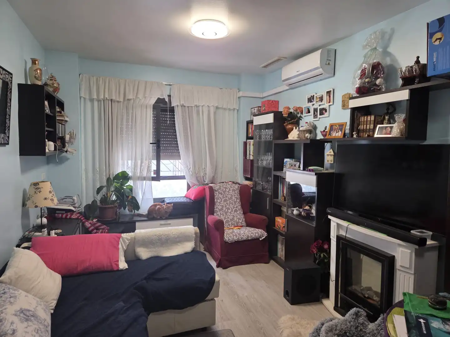 Sala d'estar de Pis en venda en Huelva amb Aire condicionat, Moblat i Forn