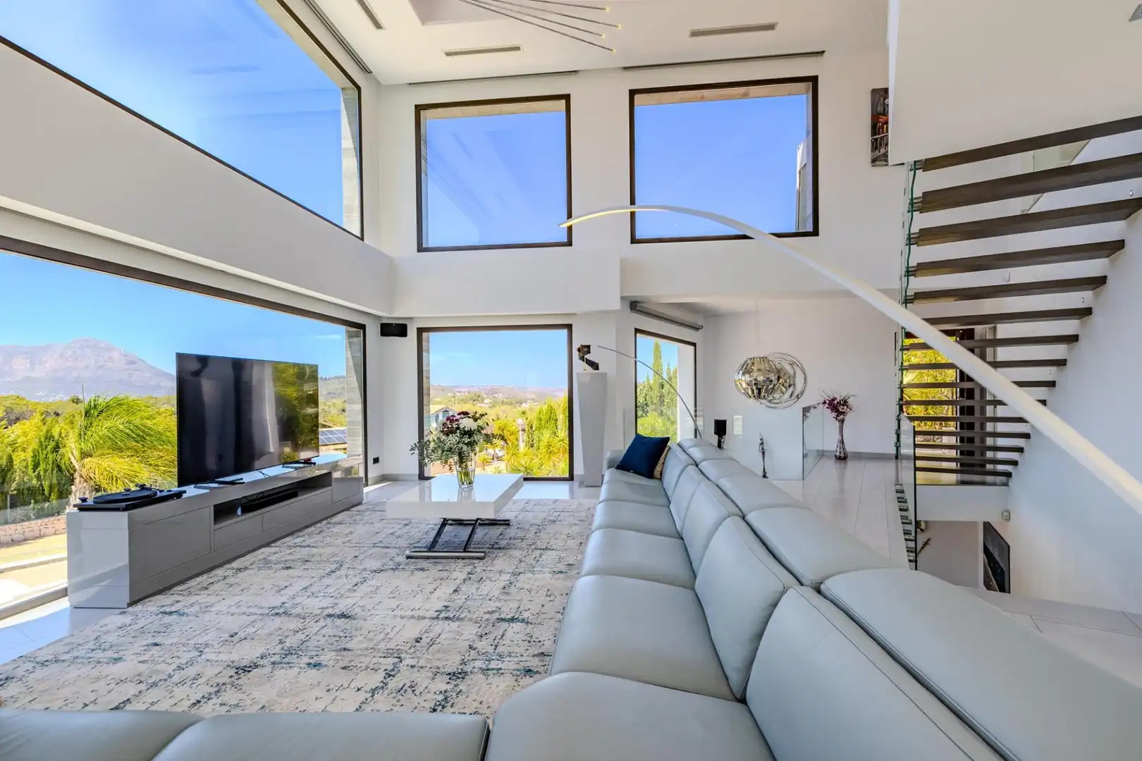 Living room of Houses for sale in Jávea / Xàbia  with Air Conditioner, Heating and Private garden