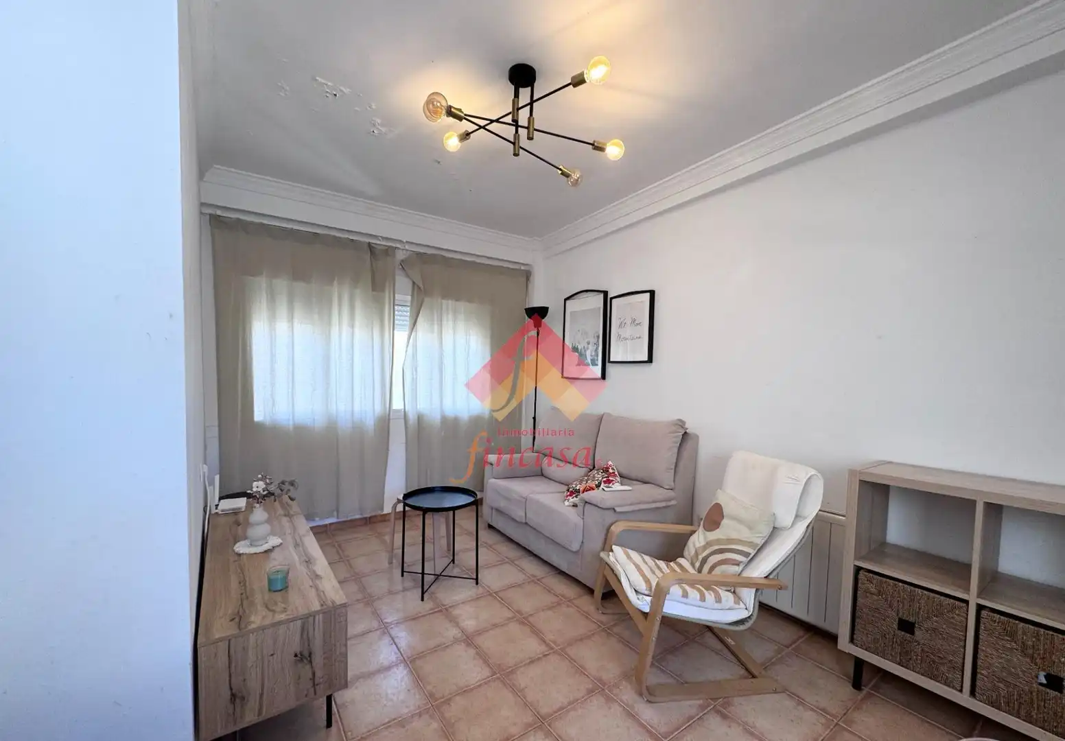 Living room of Flat for rent in Ronda  with Furnished