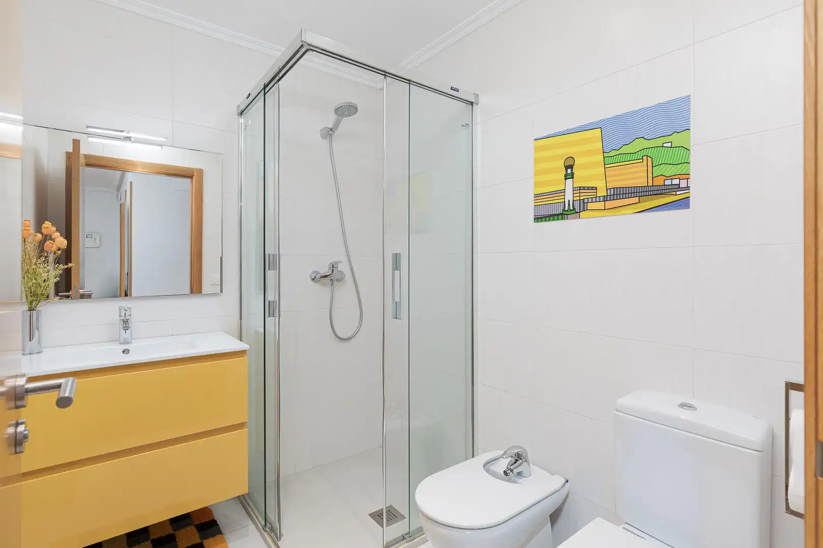 Badezimmer von Dachboden zum Verkauf in Donostia - San Sebastián  mit Klimaanlage, Heizung und Terrasse