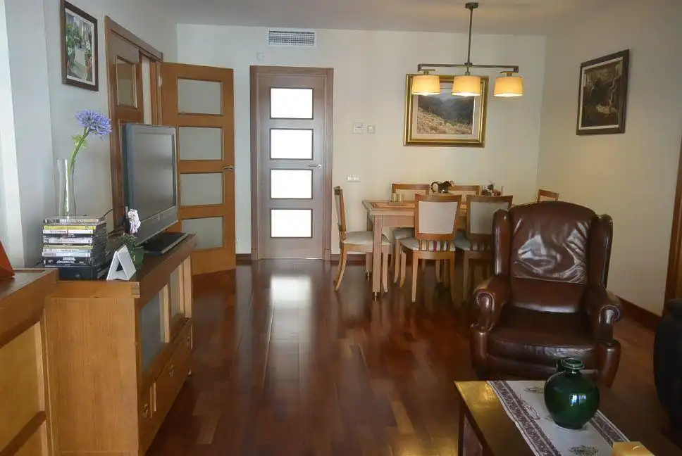 Wohnzimmer von Wohnung zur Miete in Sant Andreu de Llavaneres mit Heizung, Parkett und Terrasse