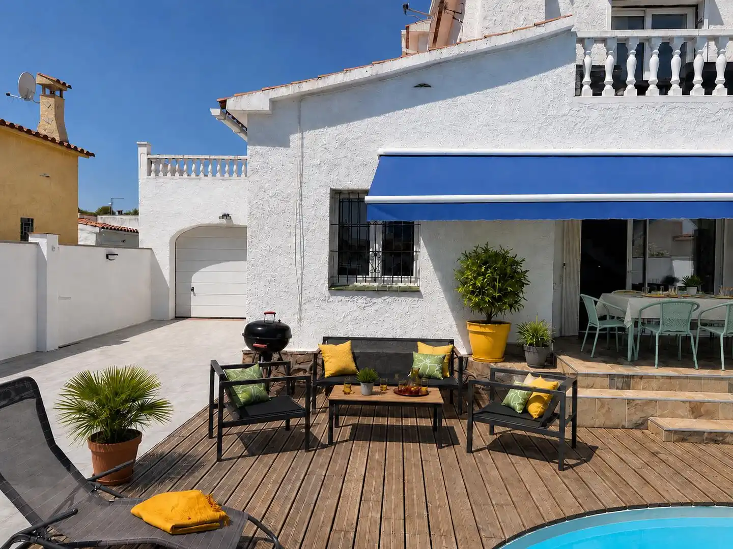 Terrasse von Haus oder Chalet zum Verkauf in L'Escala mit Klimaanlage, Privatgarten und Terrasse
