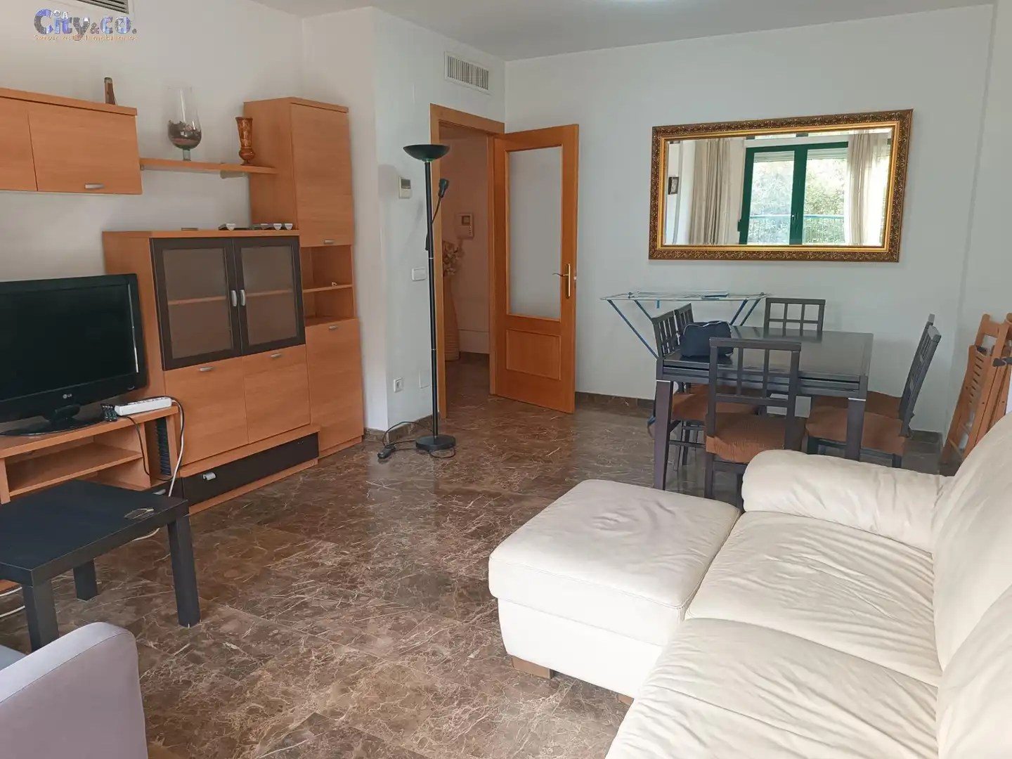 Wohnzimmer von Wohnung zur Miete in Murcia mit Klimaanlage und Möbliert