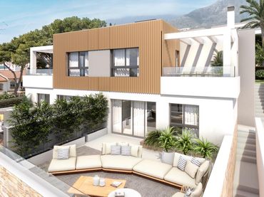 Casa aparellada amb piscina en venda a Montemar