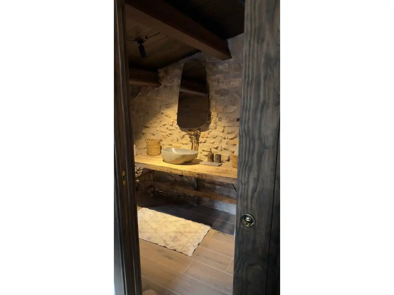 Bathroom of Houses for sale in Montellà i Martinet  with Heating, Private garden and Parquet flooring