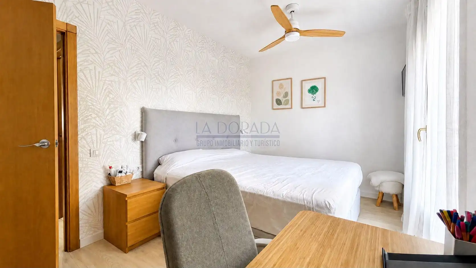 Schlafzimmer von Einfamilien-Reihenhaus zum Verkauf in Mont-roig del Camp mit Klimaanlage, Terrasse und Abstellraum