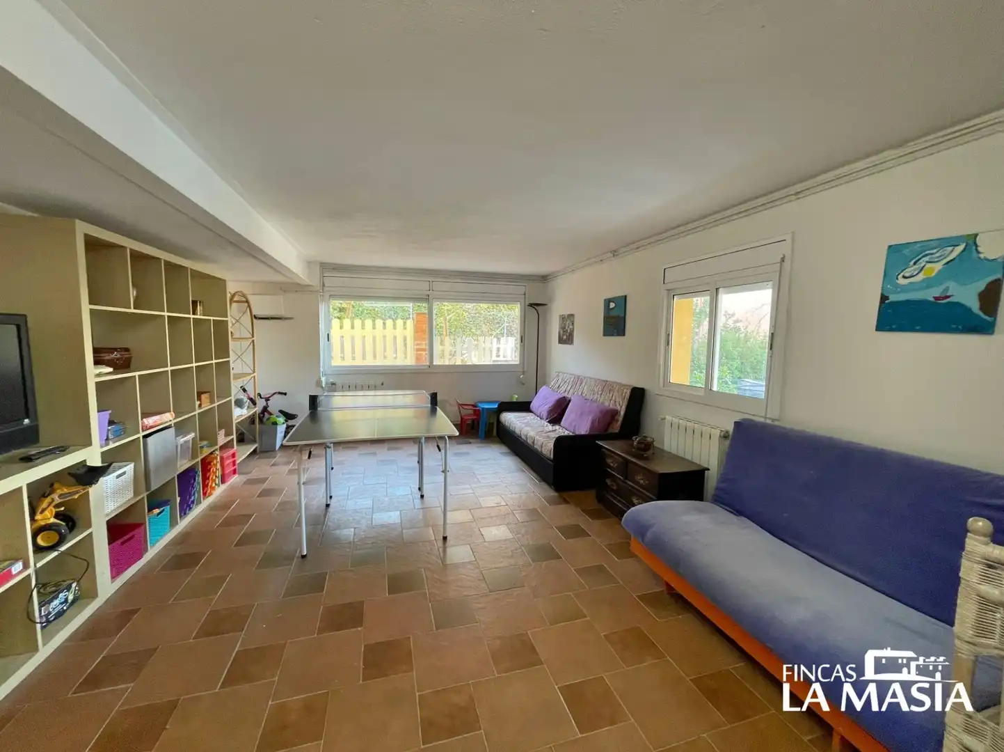 Sala d'estar de Casa o xalet en venda en Olivella amb Calefacció, Jardí privat i Terrassa