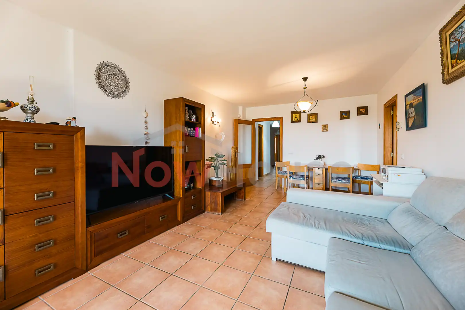 Wohnzimmer von Erdgeschoss zum Verkauf in Santa Margalida mit Klimaanlage, Heizung und Terrasse