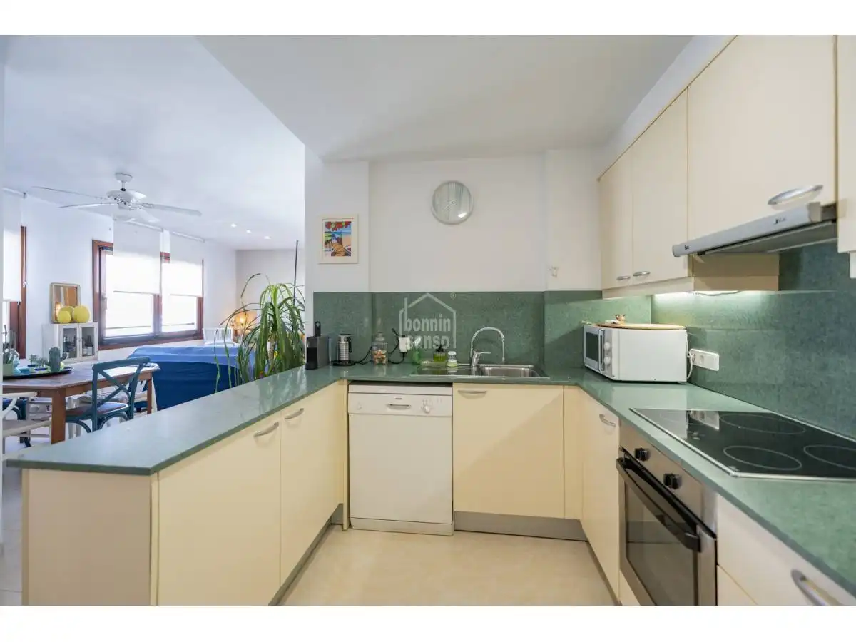 Cocina de Apartamento en venta en Es Castell con Terraza