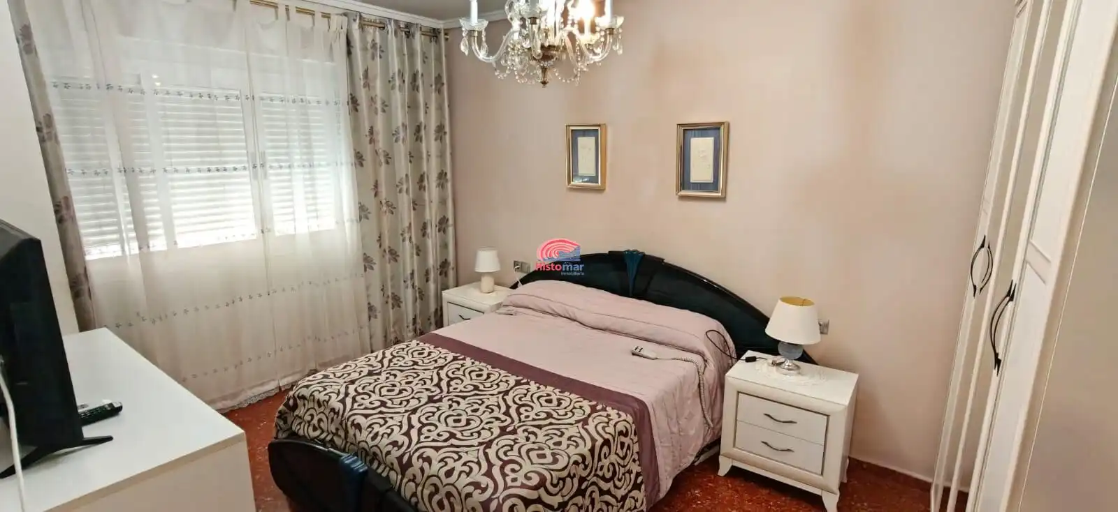 Schlafzimmer von Wohnung zum Verkauf in Sagunto / Sagunt mit Klimaanlage, Heizung und Balkon