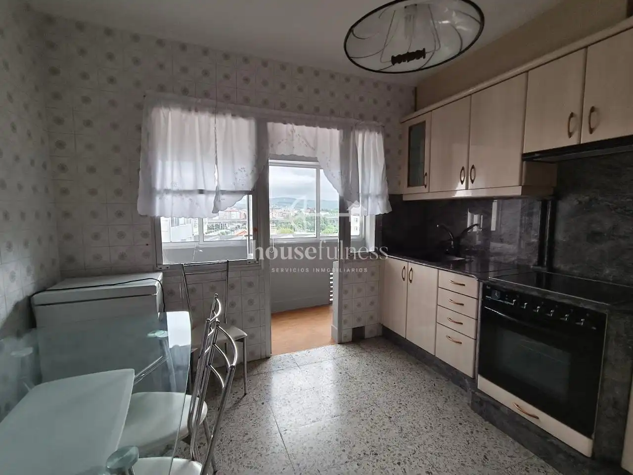 Kitchen of Flat for sale in Narón  with Storage room and Furnished