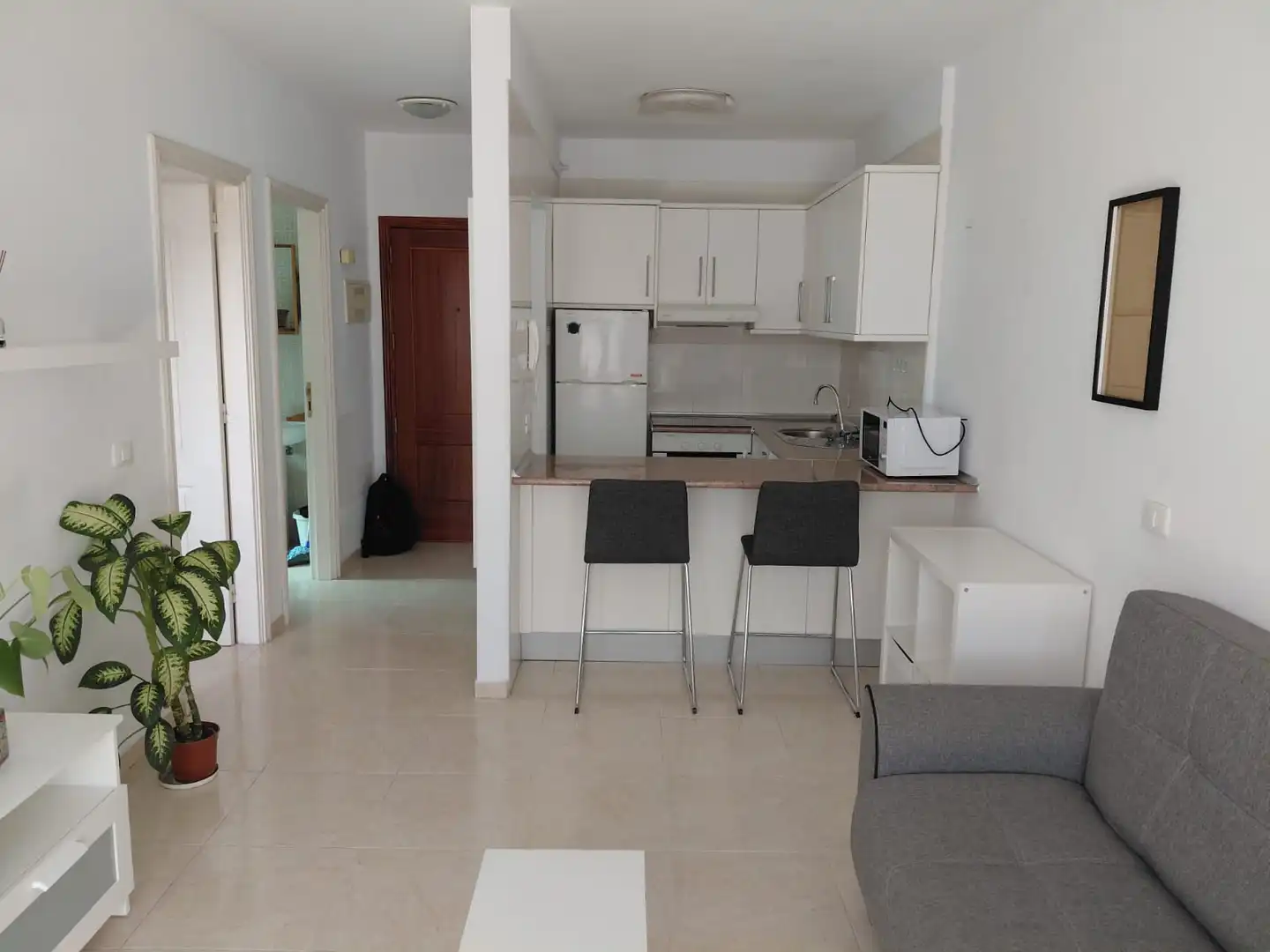 Cocina de Apartamento de alquiler en Candelaria con Amueblado, Horno y Lavadora