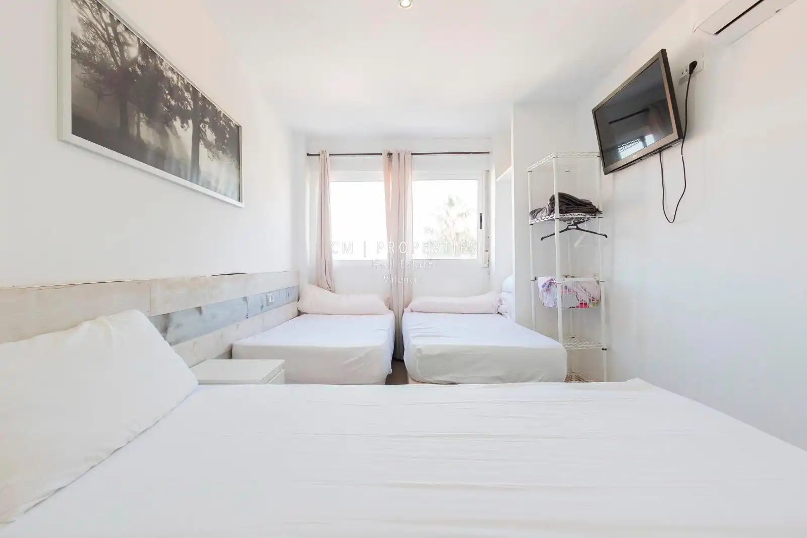 Schlafzimmer von Haus oder Chalet zur Miete in Valencia mit Klimaanlage, Heizung und Terrasse